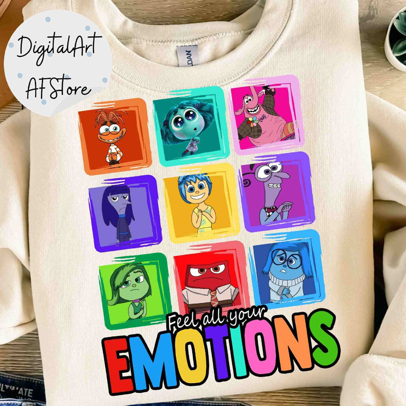 Inside Out 2 Feel All Your Emotions png bundle