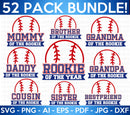 Baseball Birthday SVG Bundle, Cliparts for Cricut / Silhouette