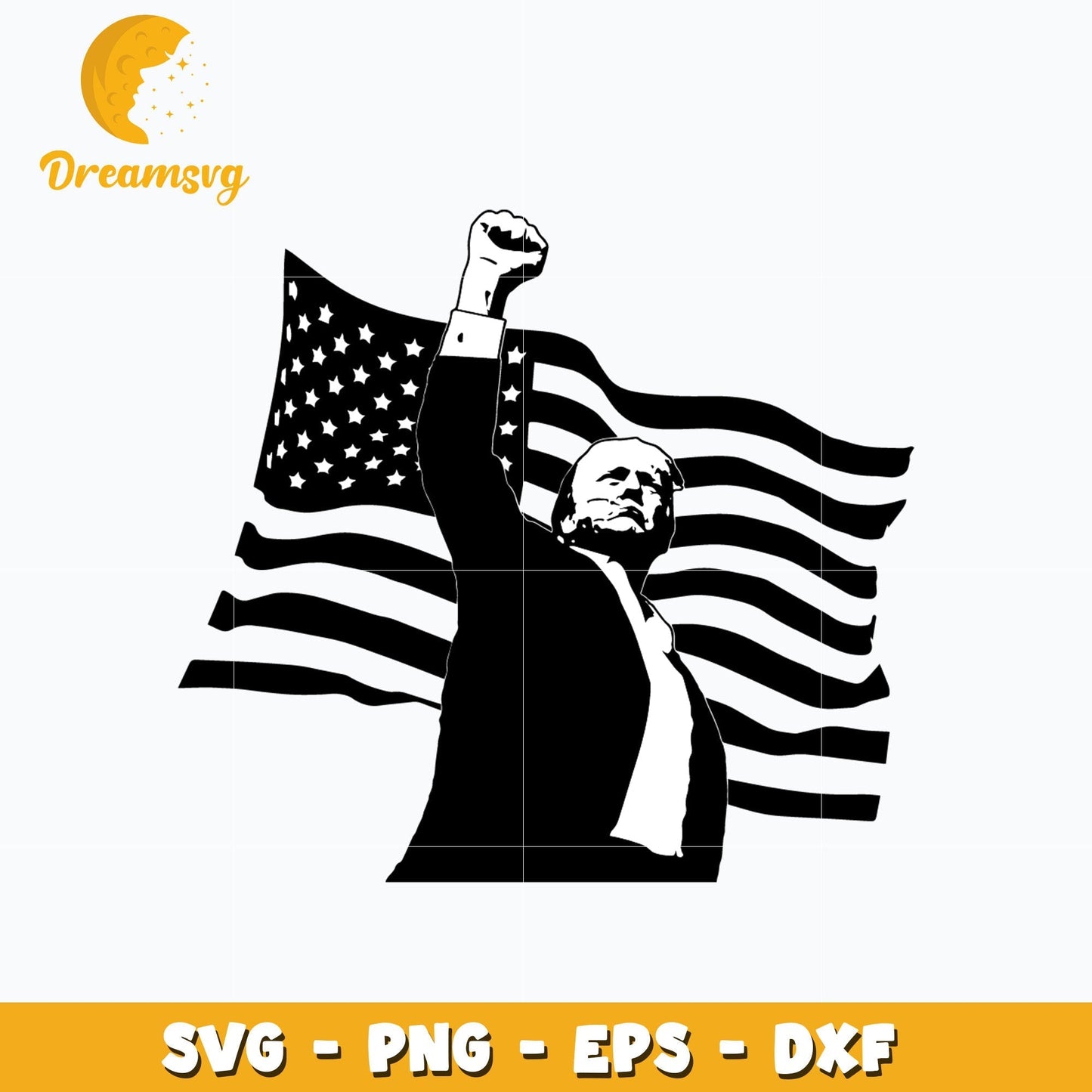Donald Trump America Flag svg, Trending svg, digital download