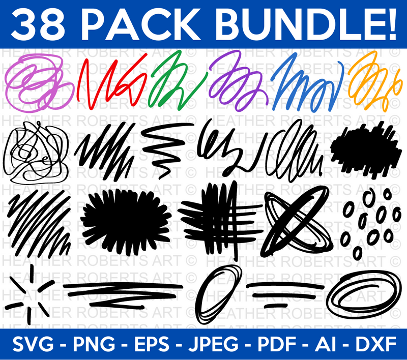 Scribble SVG Bundle