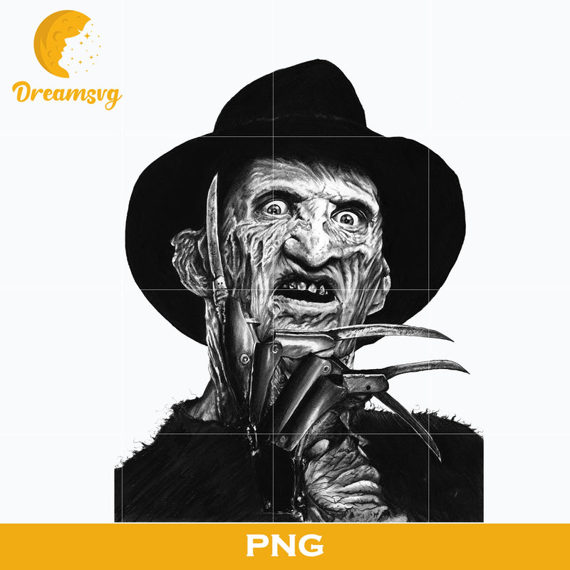 Freddy Krueger PNG, Freddy Krueger Halloween, Scary Halloween, Horror Characters, Halloween svg, png digital file.