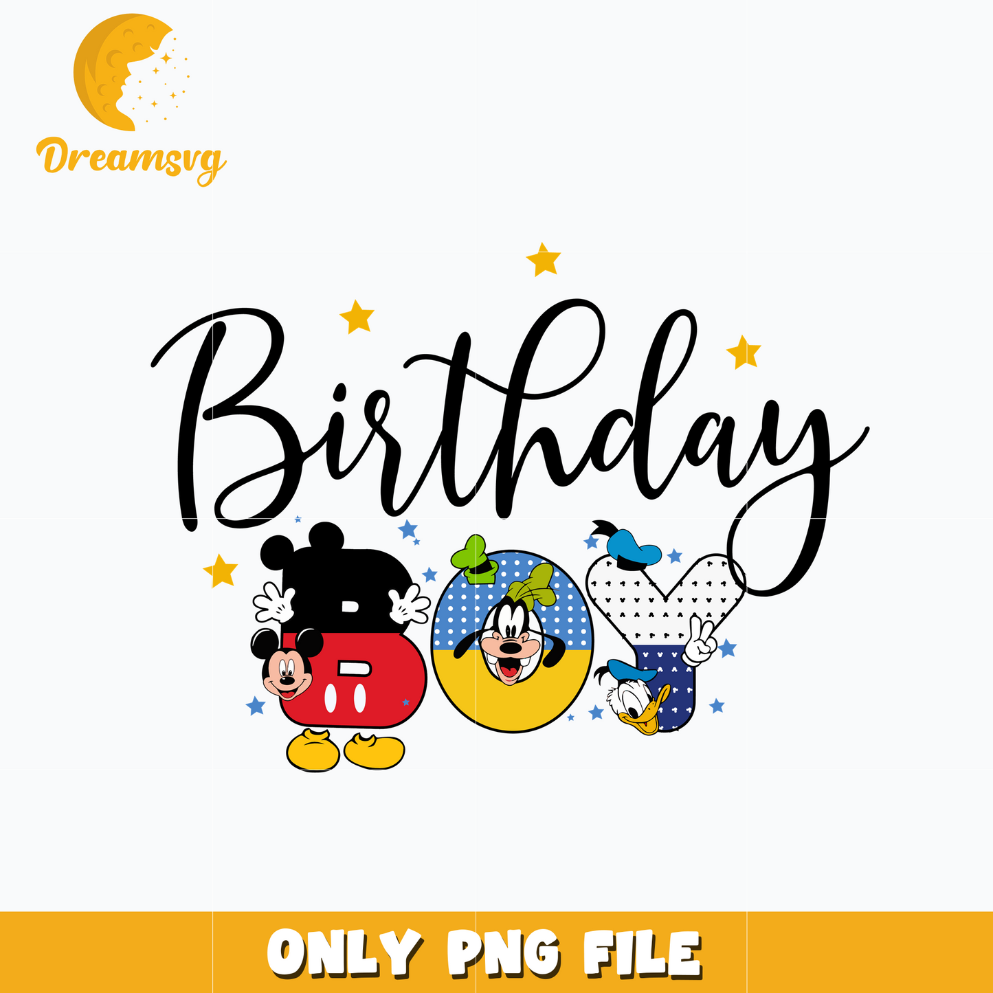 Mickey mouse disney birthday boy png