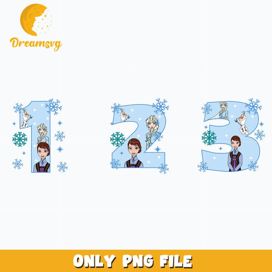 Birthday disney frozen png