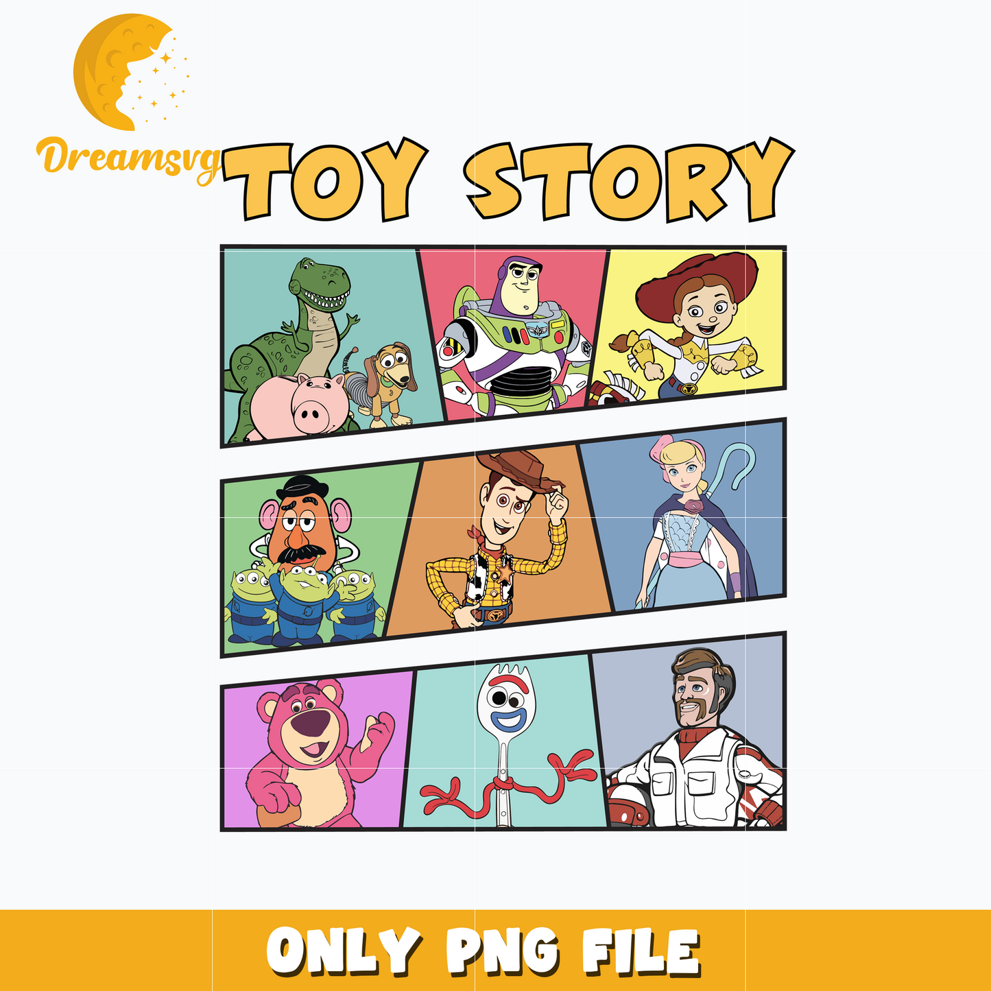 Toy story disney friends memory png