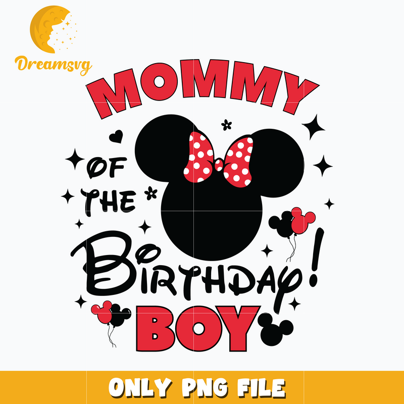 Minnie mommy of the birthday boy png