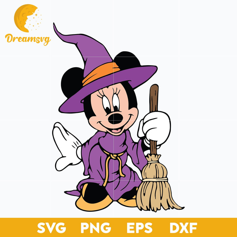 Minnie Mouse Halloween Svg,  Minnie Halloween Svg,  Minnie Svg, Halloween Svg, png, dxf, eps digital file.