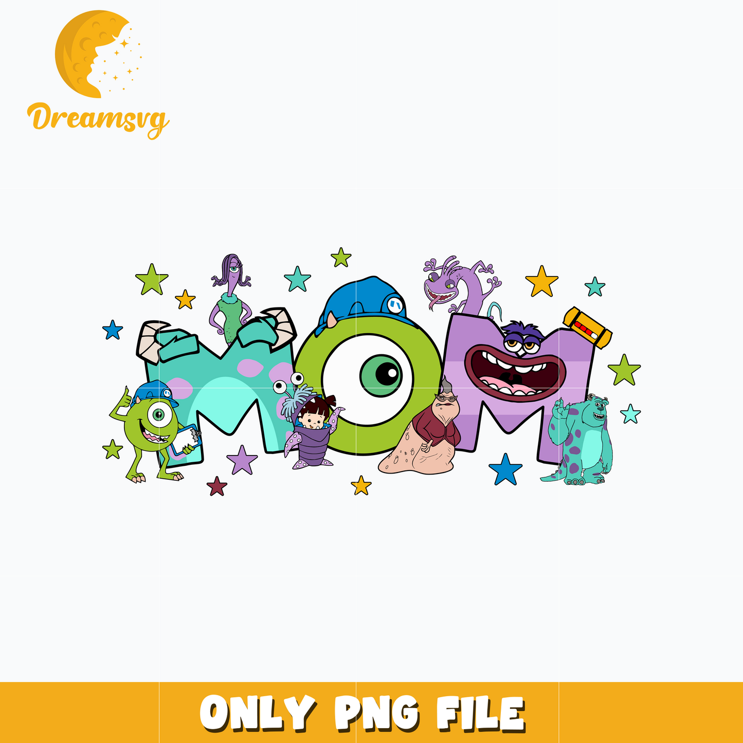 Disney Monsters Inc friends mom png