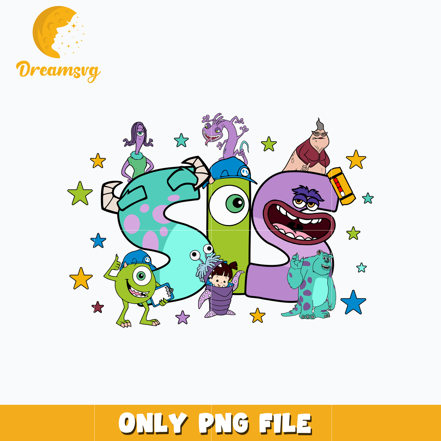 Disney Monsters Inc friends sis png