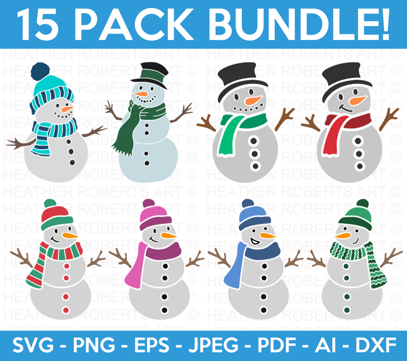 Snowman SVG Bundle