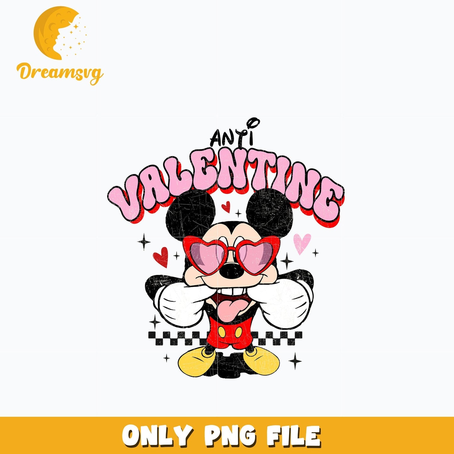 Mickey anti valentine png
