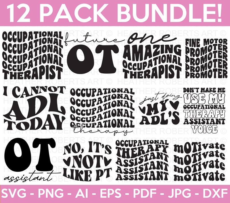 Occupational Therapy SVG Bundle