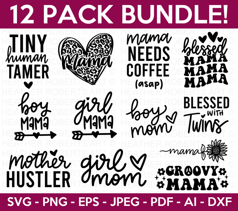 Mama Svg Bundle