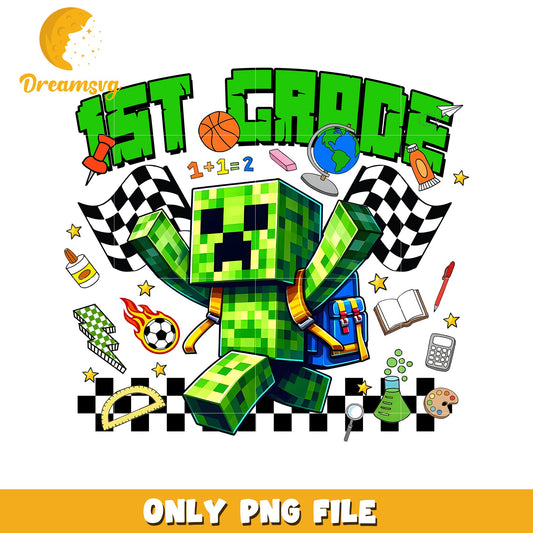 1st grade creeper png, minecraft movies png, minecraft characters png