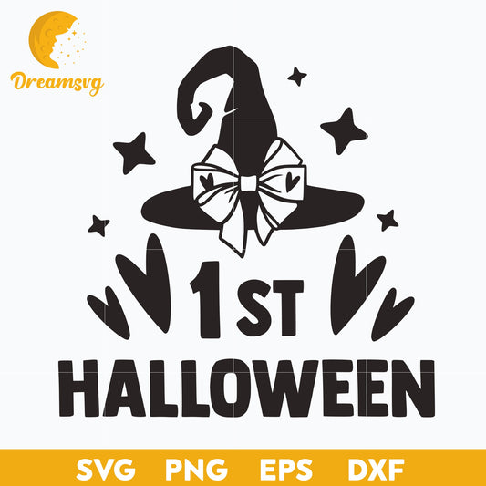 1st Halloween SVG, Halloween svg, png, dxf, eps digital file.