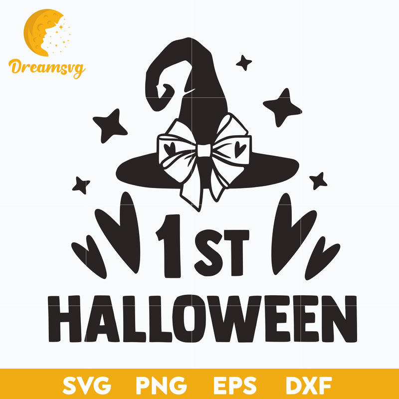 1st Halloween SVG, Halloween svg, png, dxf, eps digital file.