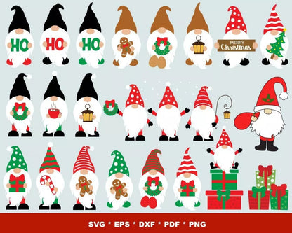 Gnomes SVG Bundle, Gnomes PNG, Gnomes Clipart, Gnomes SVG Cricut, Silhouette Vector Cut Files