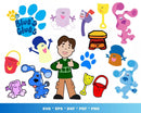 Blues Clues SVG Bundle 25+ Files For Cricut & Silhouette