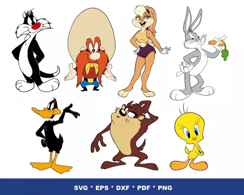 Looney Tunes SVG Bundle 100+ Files For Cricut & Silhouette