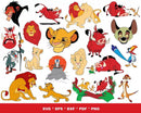 Lion King SVG, Simba SVG Files, Lion King SVG For Cricut, Lion King Silhouette Vector Cut Files
