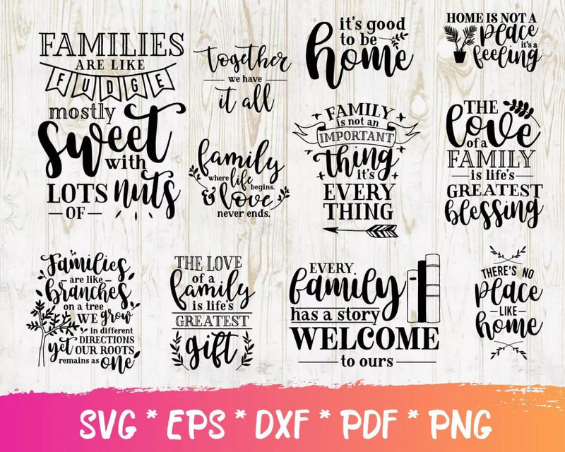 Mother's Day SVG Bundle 100+ Files For Cricut & Silhouette