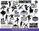 Fortnite Svg Bundle, Birthday Fortnite Clipart, Fortnite Logo PNG, Birthday Boy SVG Cricut, Silhouette Vector Cut Files