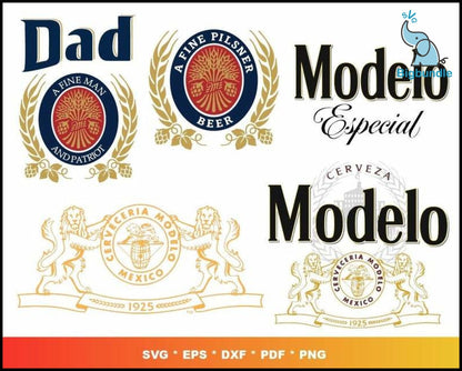 200+ Beer bundle svg, png, eps, dxf for cricut and print