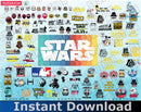 2000+ Bundle Star Wars Svg, Star Wars Svg , star Wars Characters svg, Mandalorian svg, Disney svg