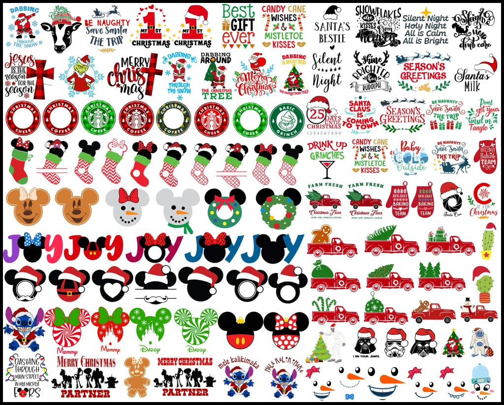 2000+ Christmas SVG Bundle, Christmas Svg, Holiday Svg, Winter Svg, Christmas Sign Svg, Christmas Quotes, Cut File, Cricut, Silhouette