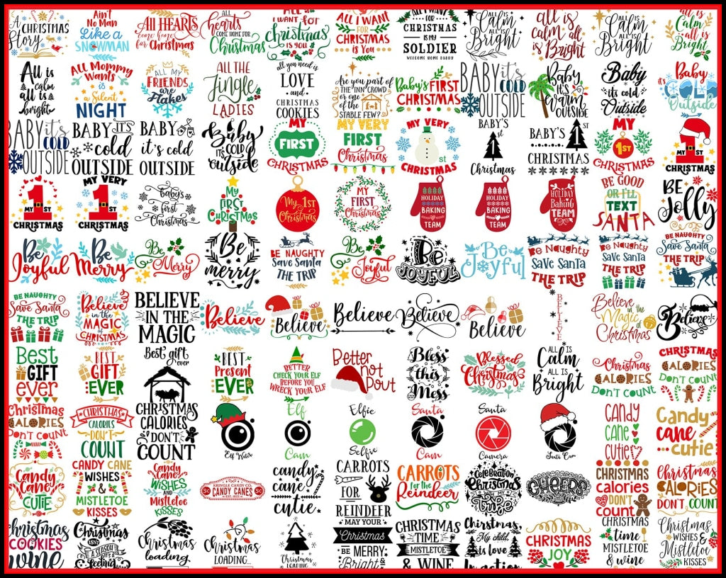 2000+ Christmas SVG Bundle, Christmas Svg, Holiday Svg, Winter Svg, Christmas Sign Svg, Christmas Quotes, Cut File, Cricut, Silhouette