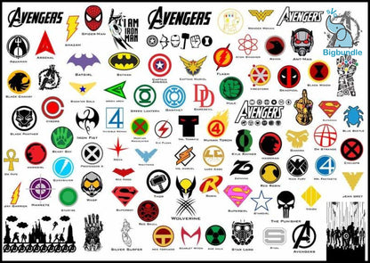 2000+ Marvel SVG Mega Bundle