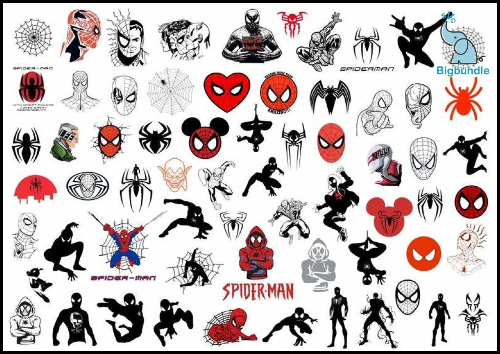 2000+ Marvel SVG Mega Bundle
