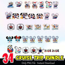 2024 Cruise Trip PNG Bundle Sublimation Instant Download