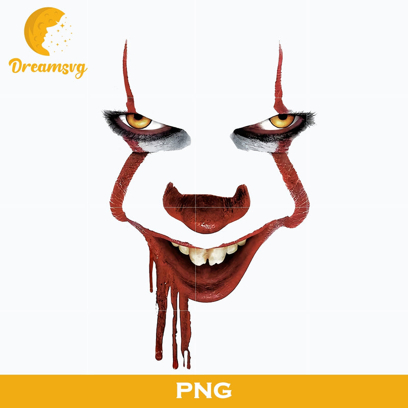 Pennywise Clown PNG, Pennywise Clown Halloween, It Png, Scary Halloween, Horror Characters, Halloween svg, png digital file.