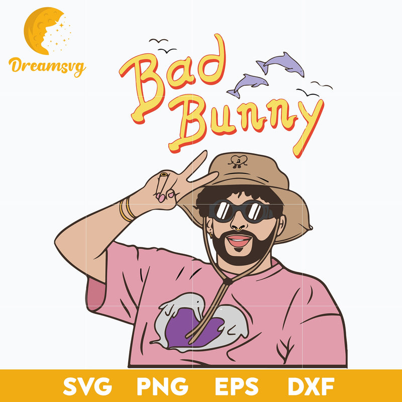 Bad Bunny svg, Un Verano Sin Ti Svg, layered svg, cricut svg, files for cricut, png, dxf, eps digital file.