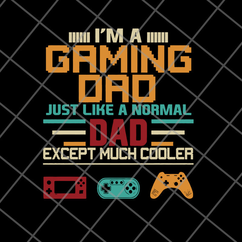 Gaming Dad Cooler svg, png, dxf, eps digital file FTD10062111