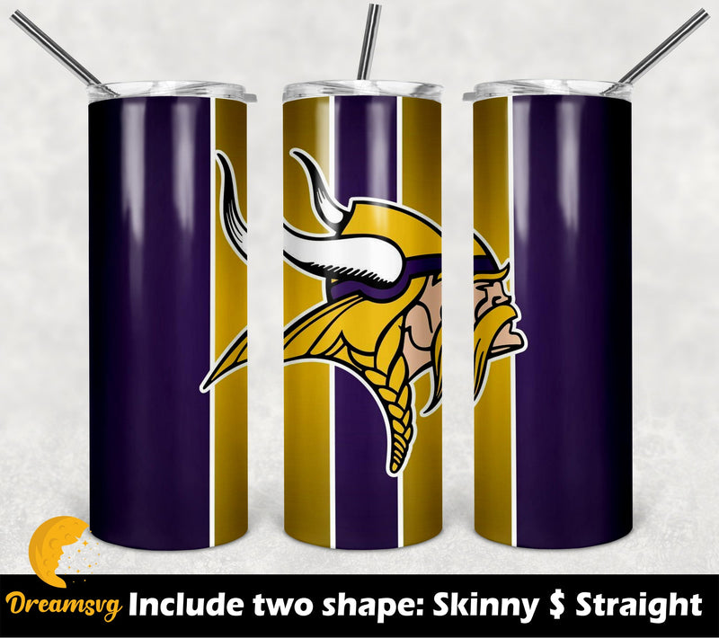 20 oz Skinny Tumbler NFL png,  Tumbler Wrap Sublimation Waterslide JPG Design Sublimation PNG Graphics Designs Instant Download