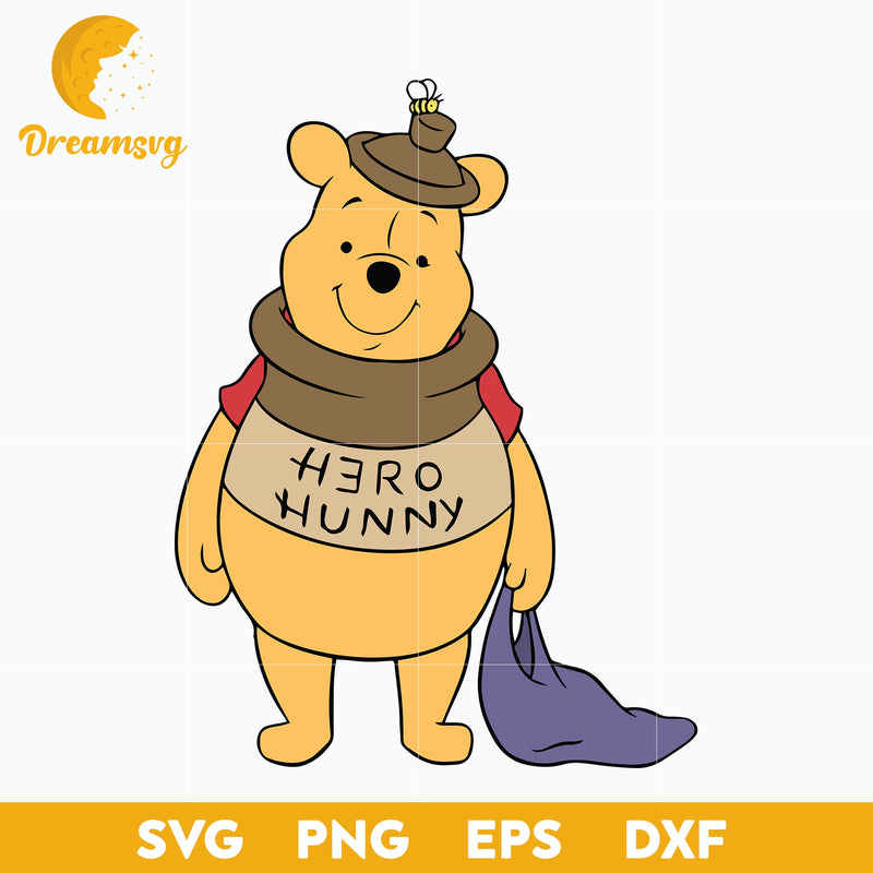 Winnie The Pooh Svg, Winnie The Pooh Halloween Svg, Pooh Bear Halloween Svg , Halloween Svg, png, dxf, eps digital file.