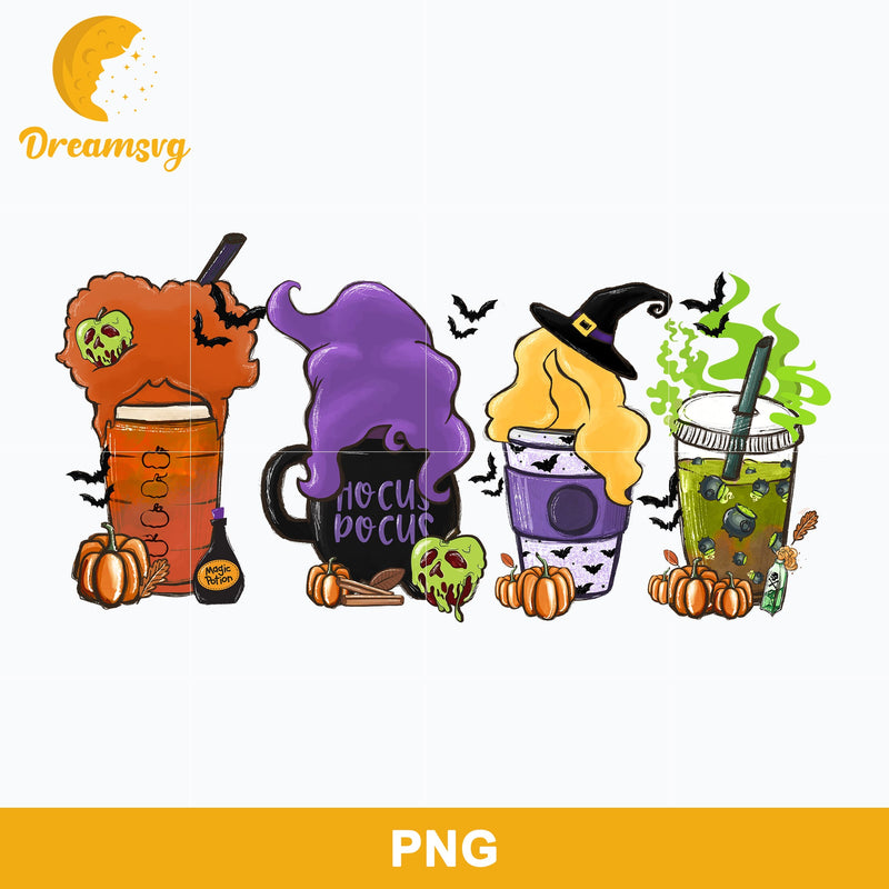 Hocus Pocus Coffee Halloween Png, Hocus Pocus Coffee Sublimation.