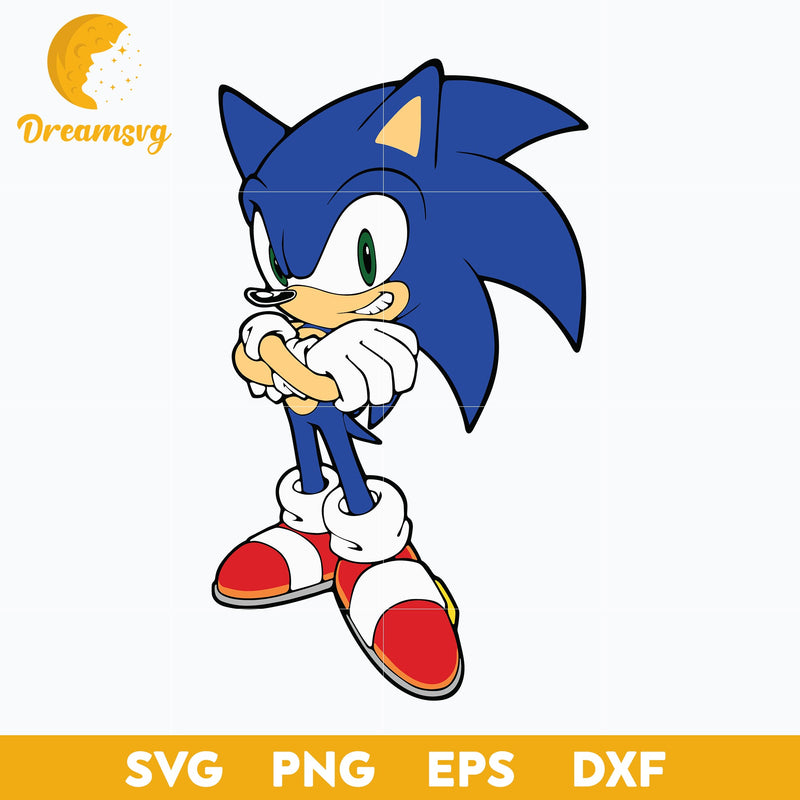 The Hedgehog Svg, Sonic Svg, Sonic Head Svg, Face Svg, Characters SVG, Cut files for Cricut, Cartoon svg, png, dxf, eps file.