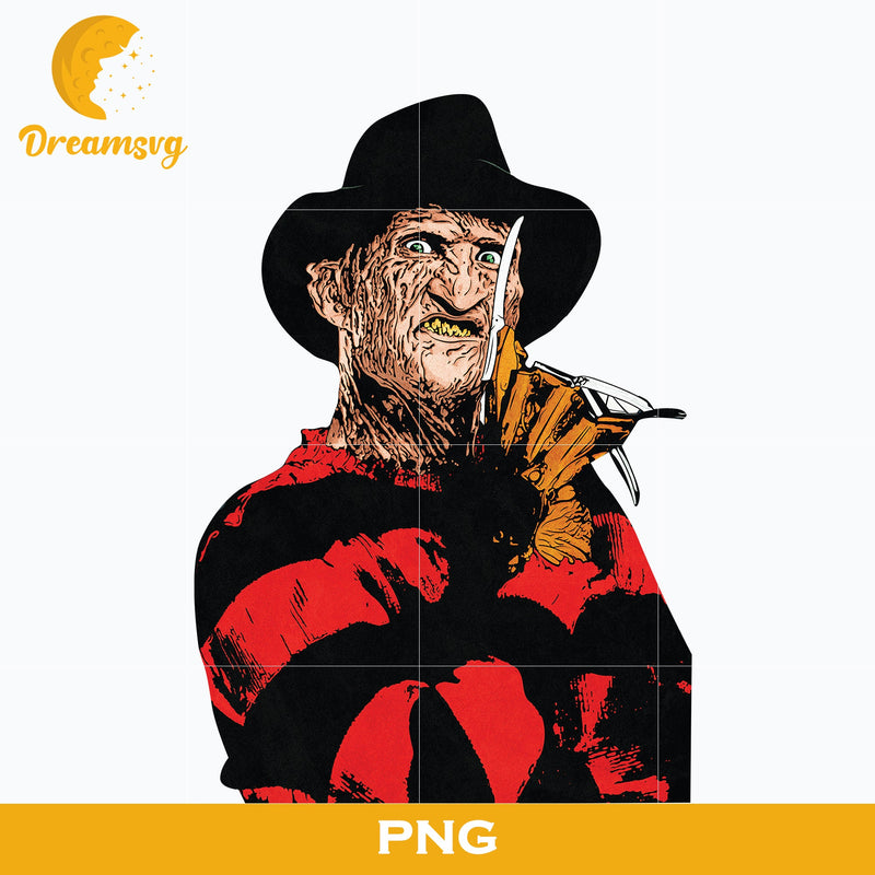 Freddy Krueger PNG, Freddy Krueger Halloween, Scary Halloween, Horror Characters, Halloween svg, png digital file.