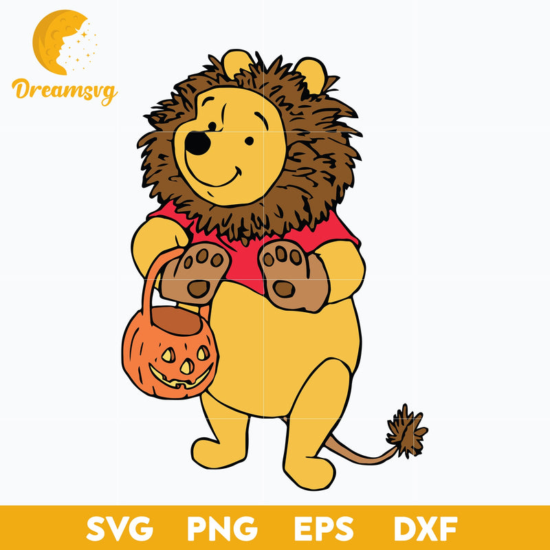 Winnie The Pooh Svg, Winnie The Pooh Halloween Svg, Pooh Bear Halloween Svg , Halloween Svg, png, dxf, eps digital file.