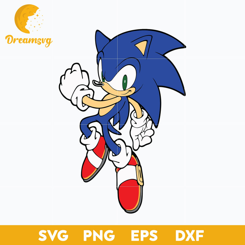 The Hedgehog Svg, Sonic Svg, Sonic Head Svg, Face Svg, Characters SVG, Cut files for Cricut, Cartoon svg, png, dxf, eps file.