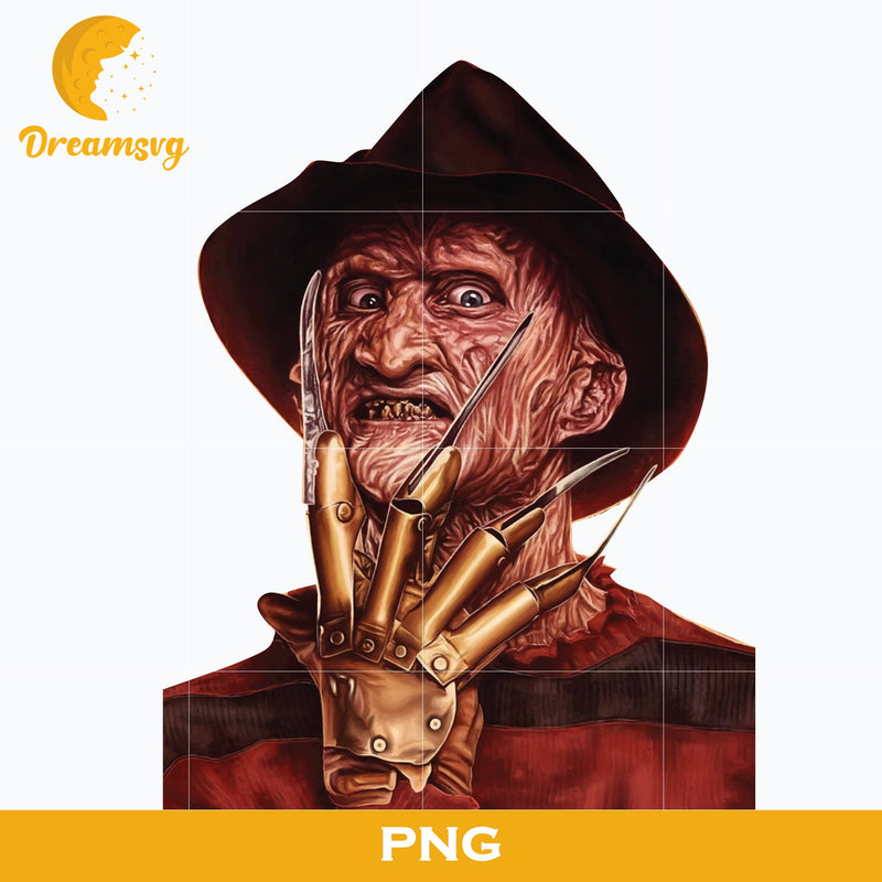 Freddy Krueger PNG, Freddy Krueger Halloween, Scary Halloween, Horror Characters, Halloween svg, png digital file.