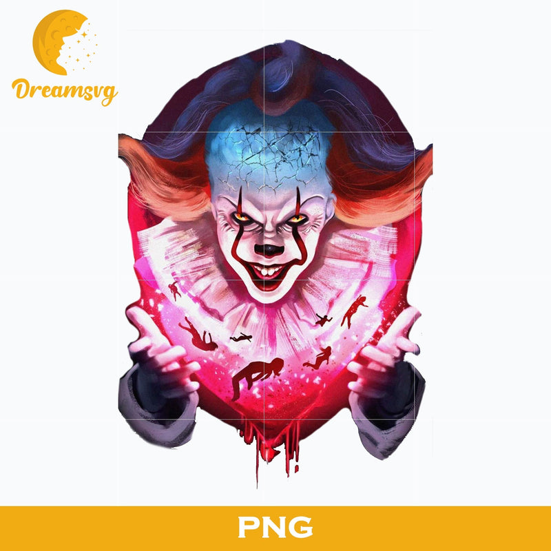 Pennywise Clown PNG, Pennywise Clown Halloween, It Png, Scary Halloween, Horror Characters, Halloween svg, png digital file.