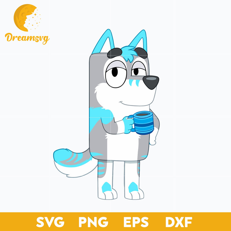 Bluey Svg, Bluey character svg, Bluey Cartoon svg, cartoon svg, png, dxf, eps digital file.