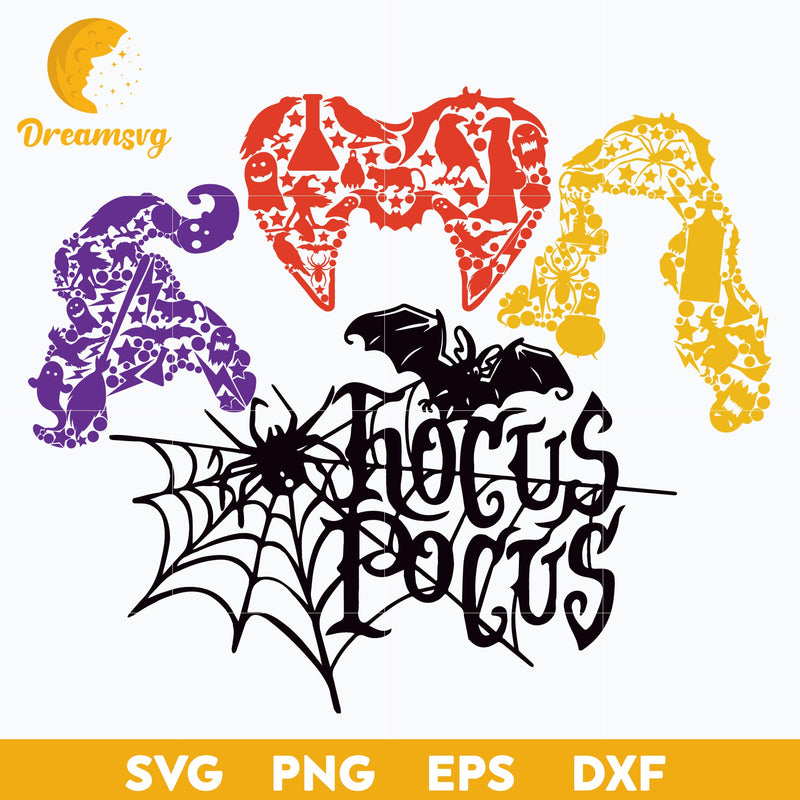 Hocus Pocus SVG, Sanderson Svg, Sanderson Sisters SVG, Halloween svg, png, dxf, eps digital file.