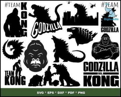 250+ Team Godzilla SVG Bundle 3.0
