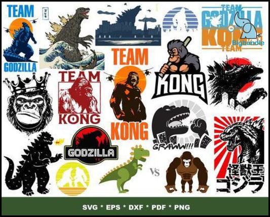 250+ Team Godzilla SVG Bundle 3.0