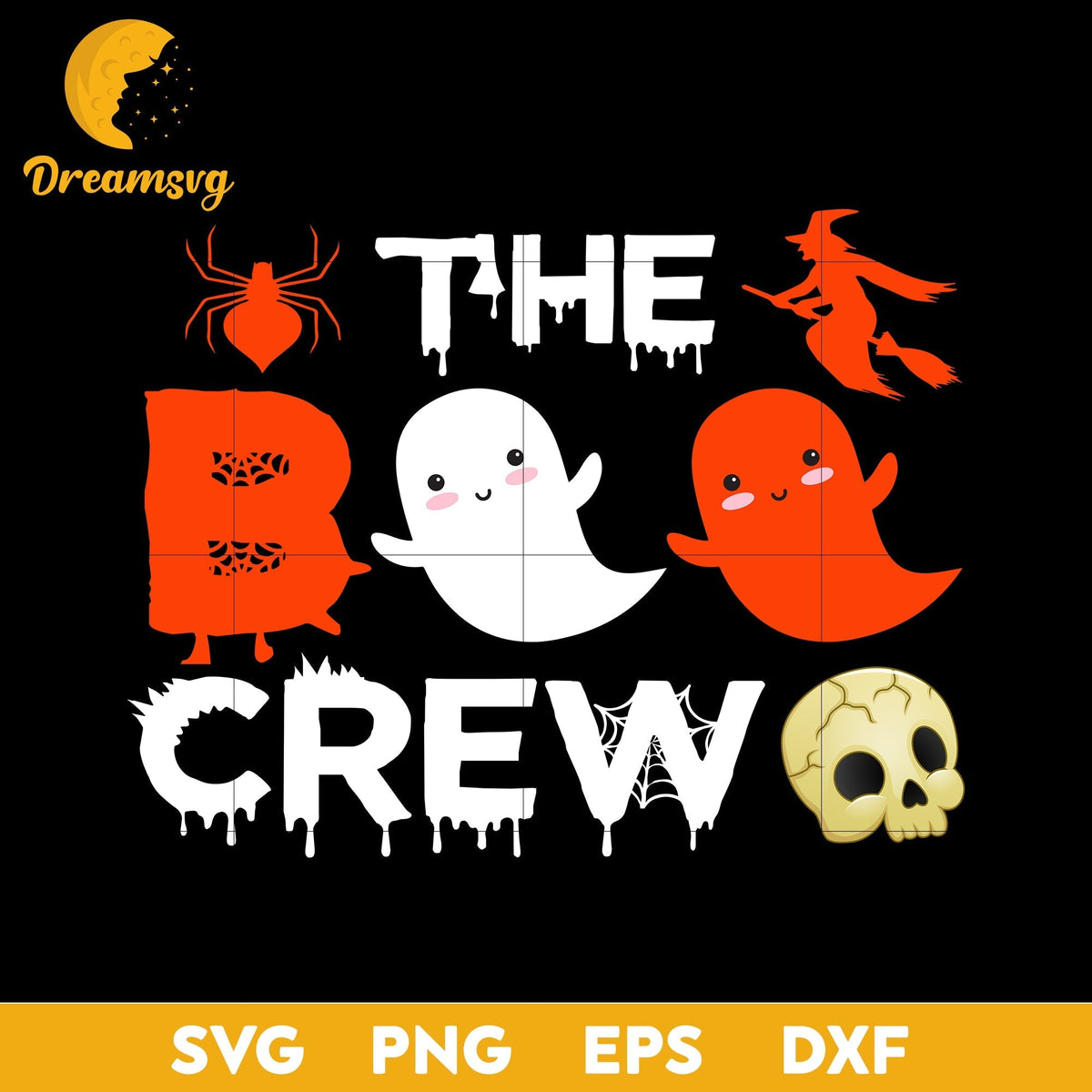 The boo crew svg, Halloween svg, png, dxf, eps digital file.