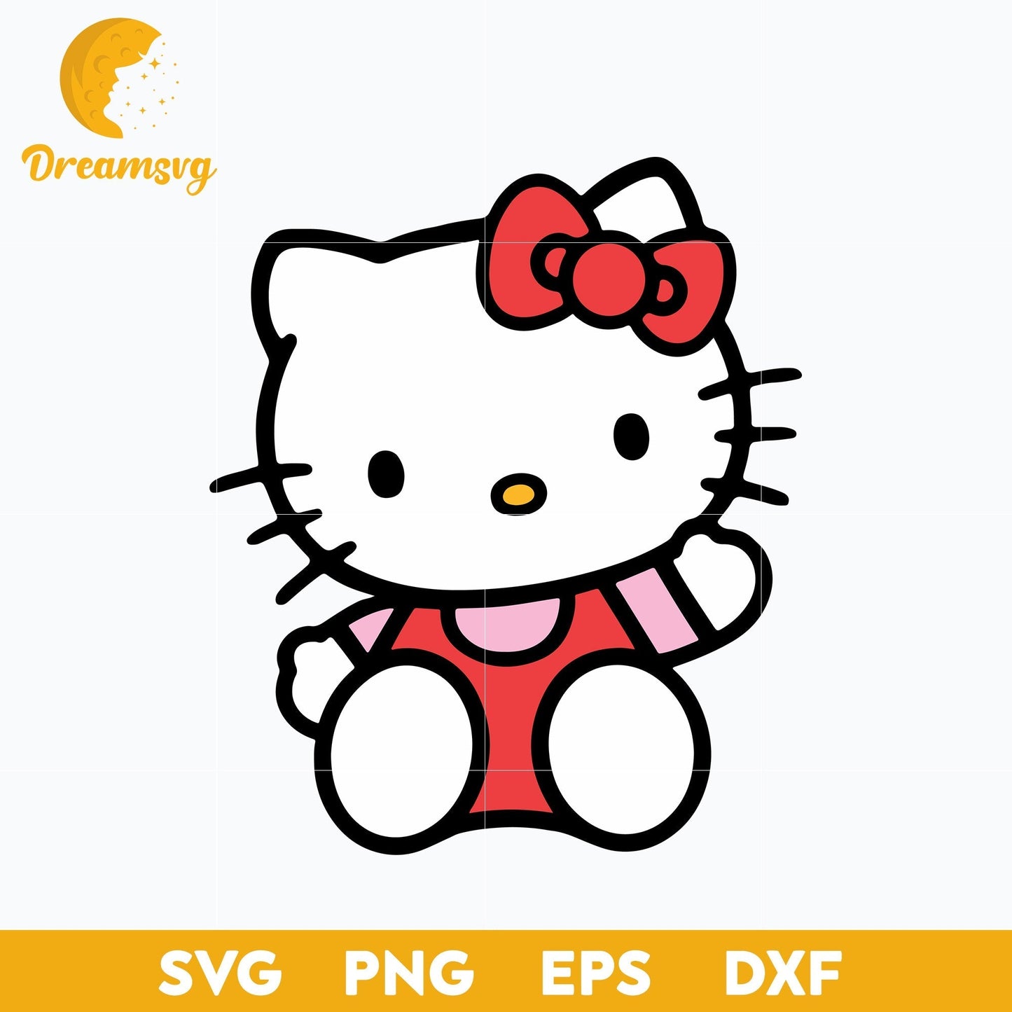 Hello Kitty Svg, Hello kitty characters, Hello Kitty cartoon svg, Cartoon svg, png, dxf, eps digital file